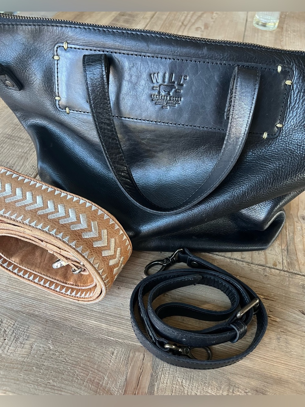 Will leather goods handbag tote